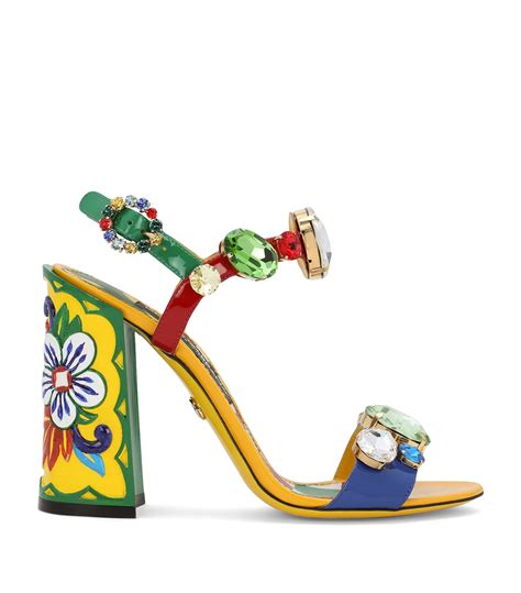 dolce gabbana heels sandals|dolce gabbana heeled sandals.